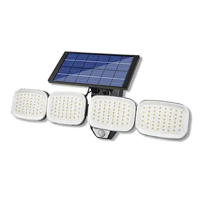 (200LED) 1200mAh Solar Wall Light Intelligent Human Sensor Light Super Bright Waterproof Outdoor