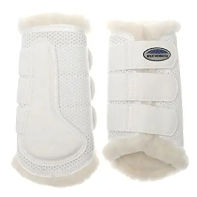 (Full, White) Weatherbeeta Pure Wool Lined Exercise Boots