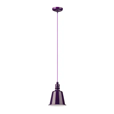 Premier Housewares Purple Pagoda Pendant Light