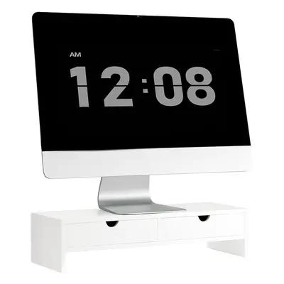 SoBuyÂ® BBF02-W, Computer Screen Monitor Stand Riser Desk Organizer