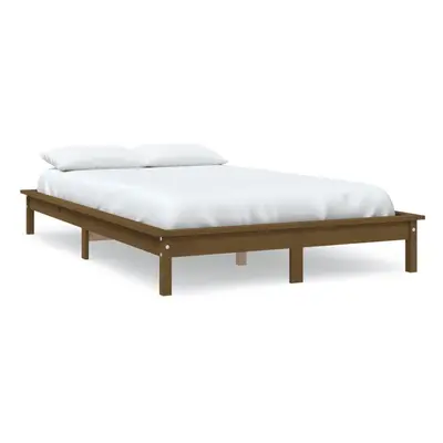 (honey brown, x cm) vidaXL Solid Wood Pine Bed Frame Wooden Bedstead Bed Base Multi Colours/Size