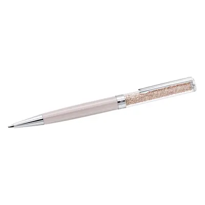 Crystalline Ballpoint Pen, Black Ink in Rose Gold Coloured Casing, Crystal Design, from the Crys