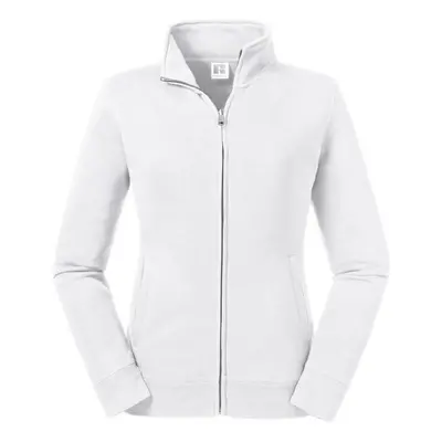 (XL, White) Russell Womens/Ladies Authentic Sweat Jacket