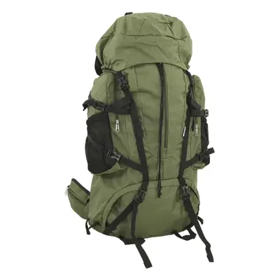 vidaXL Hiking Backpack Camping Travel Rucksack Army Green L Oxford Fabric