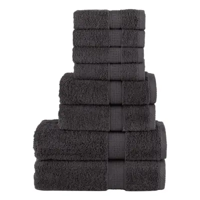 (anthracite) vidaXL Premium Towel Set Piece Absorbent Shower Towel Bath Towels gsm