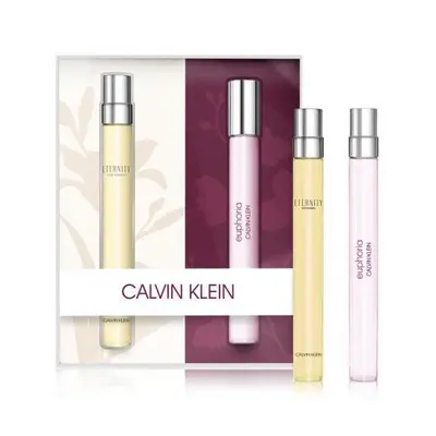 Calvin Klein Pcs Mini Set For Women: Eternity 0.33 Eau De Parfum + Euphoria 0.33 Eau De Parfum