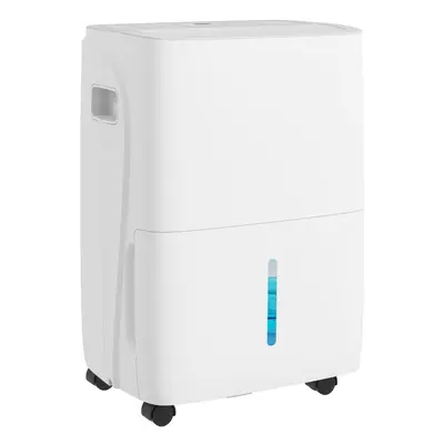 HOMCOM 30L/Day Dehumidifier for Home, with Auto-Clean Filter, 24H Timer