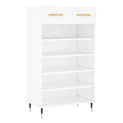 (white) vidaXL Shoe Cabinet Shoe Cupboard Shoe Storage Grey Sonoma Engineered Wood