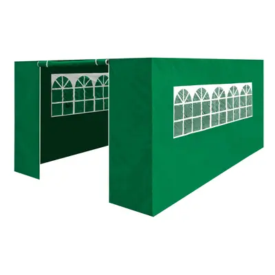 Premium Gazebo/Marquee Side Walls/Doors/Windows, Fits x 4.5m Models - Dark Green - DG152