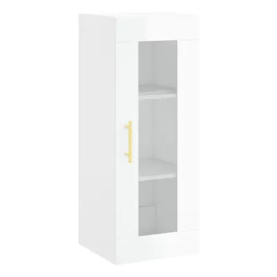 (high gloss white) vidaXL Wall Mounted Cabinet Bathroom Cabinet Storage Cabinet Cupboard White