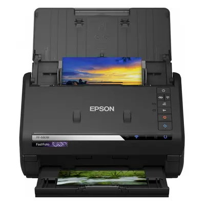 Epson FF-680W x DPI Sheet-fed scanner Black A4