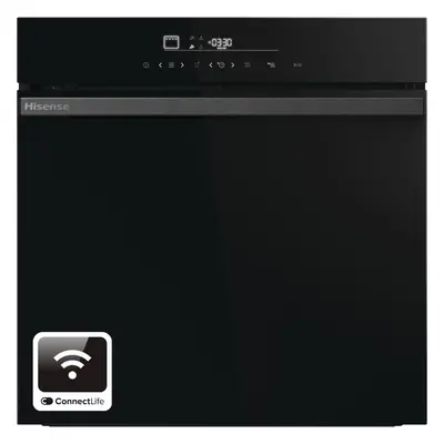 Hisense Hi6 BlackLine Built In Electric Single Oven - Jet Black - A+ Rated