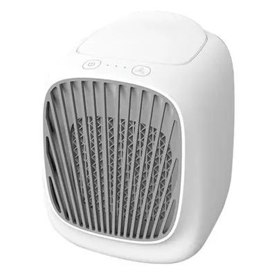 (White) Gear 160ml USB Mini Air Conditioner Personal Space Water Cooling Fan Portable Air Cooler