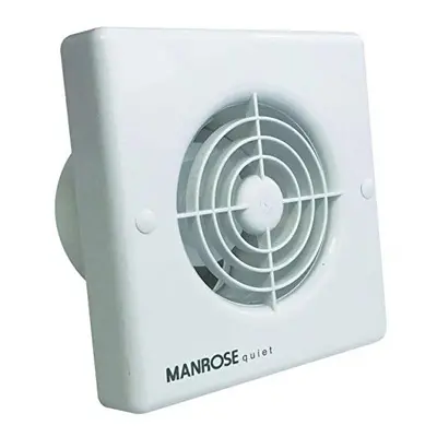 Manrose QF100P 4-inch Standard Quiet Extractor Fan with Pull Cord