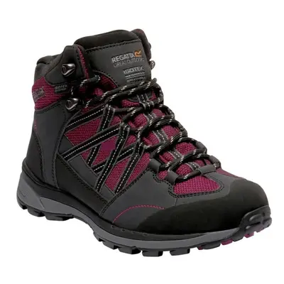 (UK Size 8, Beetroot Ash) Regatta Womens/Ladies Samaris Mid II Hiking Boots