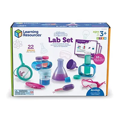 Primary Science Lab Set for Kids (Pink), Kids Science Experiment Kit with Experiments, Preschool