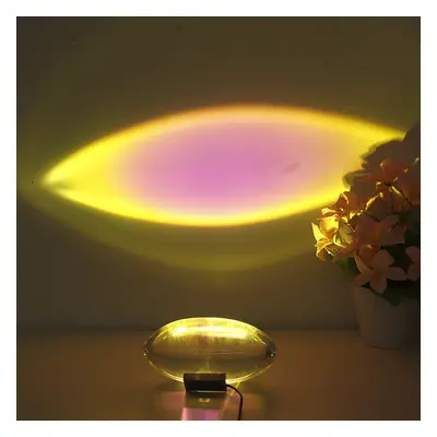 Crystal Sunset Projection Lamp Decoration Floor Bedroom Night Light Atmospheres