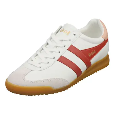 Gola Torpedo Womens Fashion Trainers in White Clay Pink - UK