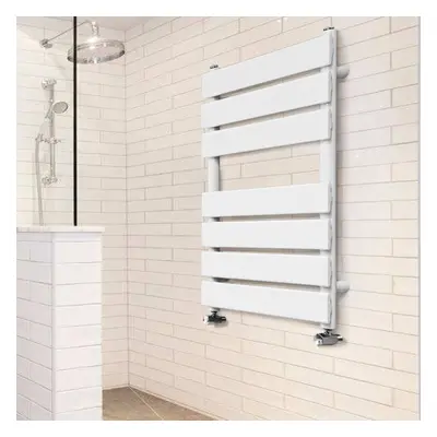 (650x500mm) WarmeHaus Flat Panel Bathroom Heated Towel Rail Ladder Radiator Warmer