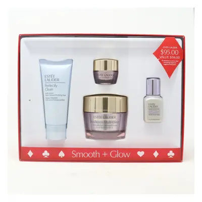 Estee Lauder Smooth + Glow Pcs Set / New With Box