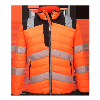 (Orange & Black, 4XL) PW3 Hi-Vis Baffle Jacket