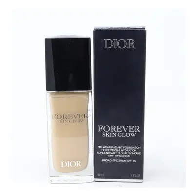 (1W Warm/Glow SPF 15) Dior Forever Skin Glow Hydrating Foundation 1.0oz/30ml New With Box