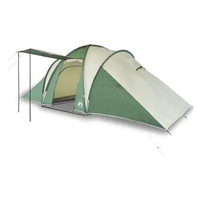 vidaXL Family Tent Dome 6-Person Camping Lightweight Tent Green Waterproof