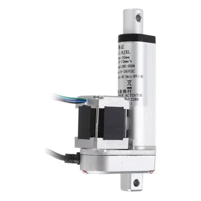 500N 7mm/s Adjustable Linear Actuator DC 9-36V Stepper Motor Linear Actuator Tubular Motor