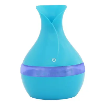 (Blue) 300ml LED Air Humidifier Diffuser Ultrasonic Aroma Essential Oil Purifier Pro