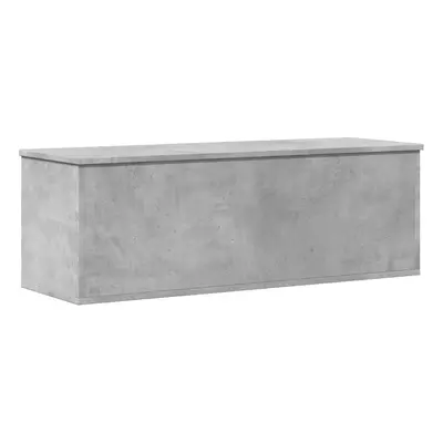 vidaXL Storage Box Blanket Box Storage Chest Concrete Grey Engineered Wood