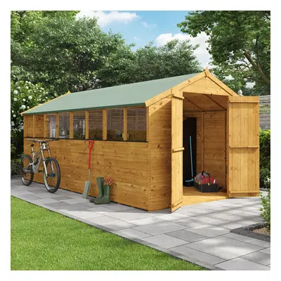 (16x8, Windowed) BillyOh Master Tongue and Groove Apex Shed