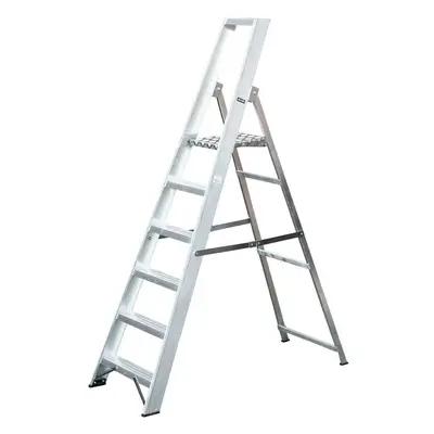 1.3m Aluminium Platform Step Ladders Tread 2.9m Work Height HEAVY DUTY Steps