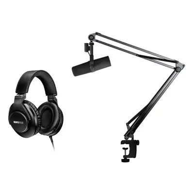 Shure SM7B Vocal Microphone, Boom Arm and SRH440A Headphones Bundle