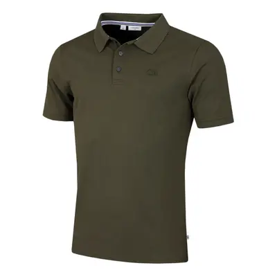 (XXL, Olive Green) Calvin Klein Mens North Coast Moisture Wicking Polo Shirt