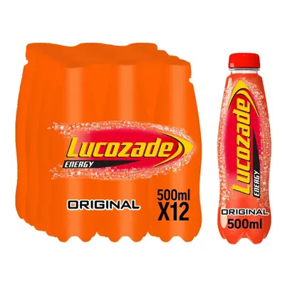 Lucozade Energy Drink Original 500ml (Pack of 12)