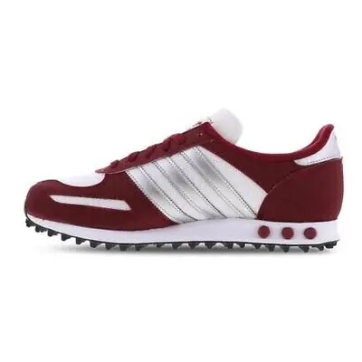 (UK 7.5) Adidas Originals LA Trainer , Men's Maroon-White