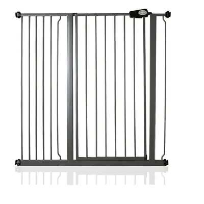 (Slate Grey, 107.4cm - 115cm) Safetots Extra Tall Pressure Fit Gate