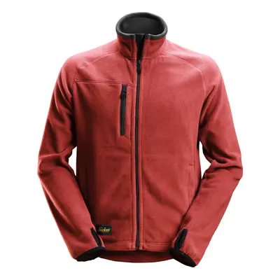 (S, Chilli Red) Snickers Mens Polartech Fleece Jacket