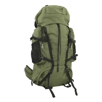 vidaXL Hiking Backpack Camping Travel Rucksack Army Green L Oxford Fabric