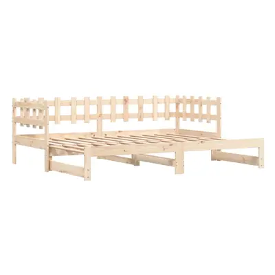 (90 x cm) vidaXL Pull-out Day Bed Sofa Bed Guest Bed Frame Daybed Couch Solid Wood Pine