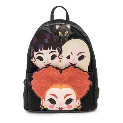 Disney Hocus Pocus Sanderson Sisters Loungefly Deluxe Faux Leather Mini Backpack