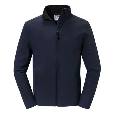 (XS, French Navy) Russell Mens Essential Recycled Soft Shell Jacket