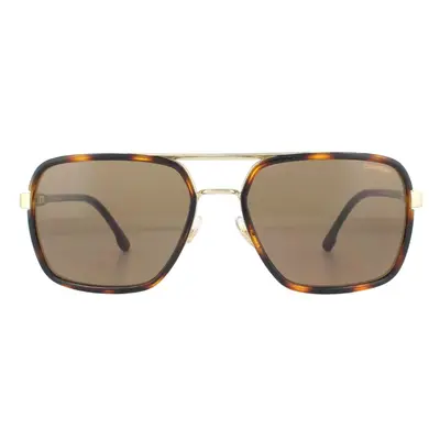 Carrera Sunglasses 256/S J5G Dark Havana Gold Brown