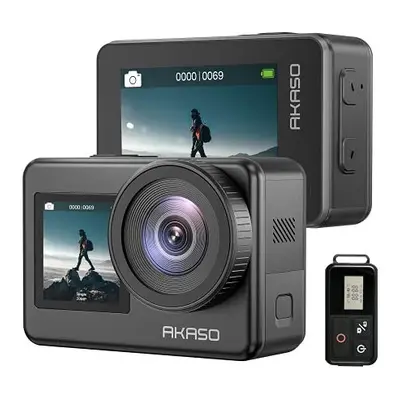 AKASO Brave Action Camera, IPX8 Waterproof Native 4K 20MP WiFi Cam with Touch Screen EIS 2.0 Zoo