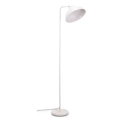 ValueLights Morris White Retro Dome Metal Freestanding Floor Lamp