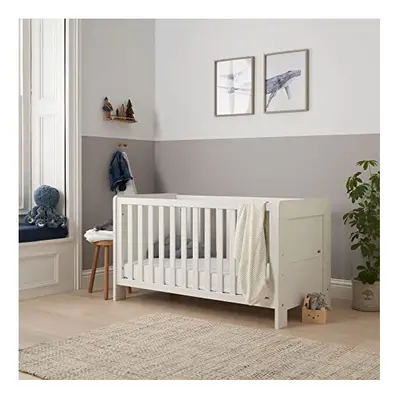 Alba Cot Bed | 140x70cm | 3in1 Wooden Crib Converts to Toddler Bed