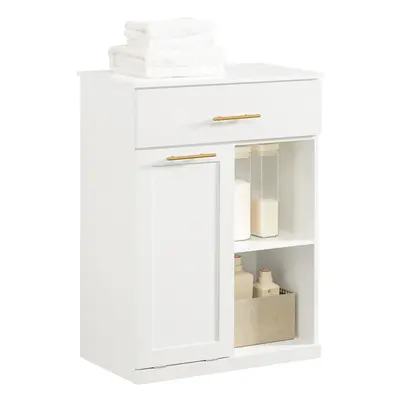 SoBuy BZR66-W, Laundry Basket Laundry Cabinet Bathroom Cabinet Storage