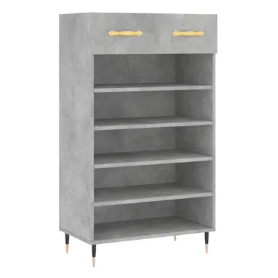 (concrete grey) vidaXL Shoe Cabinet Shoe Cupboard Shoe Storage Grey Sonoma Engineered Wood