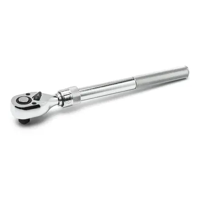 crescent Drive Tooth Quick Release Extendable Teardrop Ratchet - - cRW12EXT , Black