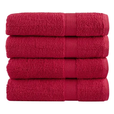 (red, x cm/ pcs) vidaXL Premium Sauna Towels Guest Bath Towel pcs Gold 600gsm 100% Cotton